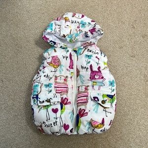 Supercute doodle Haxin vest 3-4Y